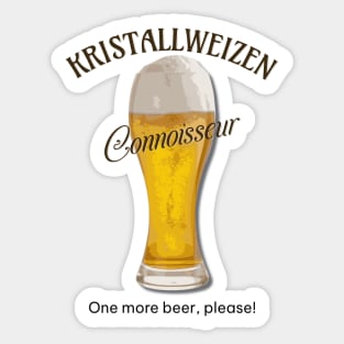 Kristallweizen Connoisseur Sticker